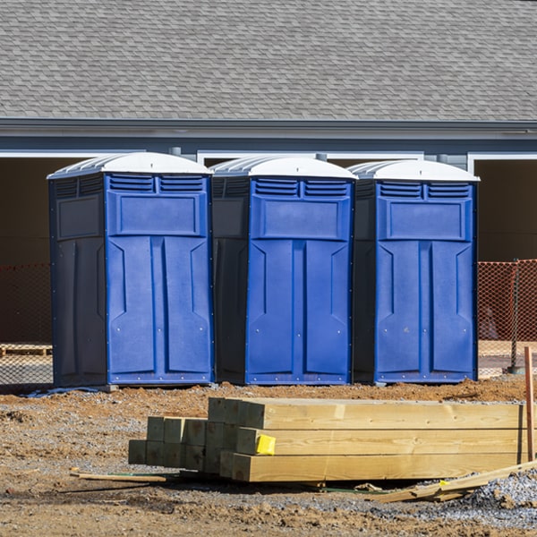 are there any restrictions on what items can be disposed of in the porta potties in Lane City